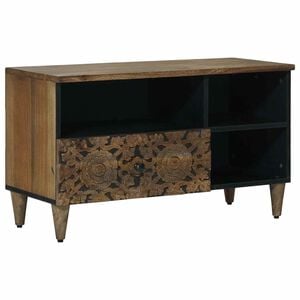 vidaXL Szafka pod telewizor Brązowy 80 x 33 x 46 cm Drewno z mango