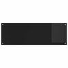 vidaXL Prz&oacute;d kuchenny Czarny 120 x 40 x 0,6 cm szkło hartowane