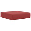 vidaXL Poduszka siedzeniowa na zewnątrz czerwone wino 40 x 40 x 8 cm