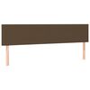 vidaXL Ł&oacute;żko kontynentalne z materacem, ciemnobrązowe, 120x190 cm
