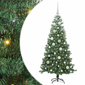 vidaXL Choinka Zielony 120 cm PVC