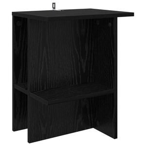 vidaXL Stolik kawowy Czarny dąb 40 x 30 x 49 cm Drewno inżynieryjne