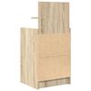 vidaXL Szafka nocna z 2 szufladami Dąb Sonoma 38x34x80 cm