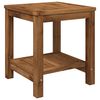 vidaXL Stolik kawowy Bielony 48,5 x 49 x 45 cm Lite Drewno Akacji