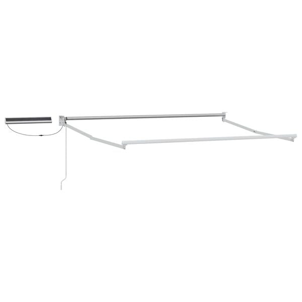 vidaXL Elektryczna Rozkładana Markiza Niebieski i biały 2,5 x 2 m