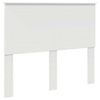 vidaXL Ramka ł&oacute;żka Z zagł&oacute;wkiem Biały 120 x 190 cm Lite drewno sosnowe