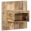 vidaXL Szafka nocna, 50x27x50 cm, surowe drewno mango