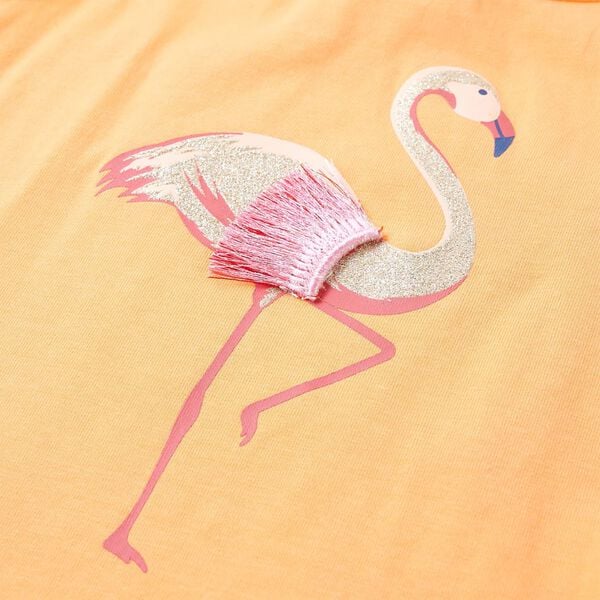 Dziecięca koszulka na ramiączkach, jaskrawopomarańczowa, 104