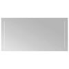 vidaXL Lustro łazienkowe z LED, 80x40 cm