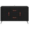 vidaXL Bufet Czarny Dąb 100 x 36 x 60 cm Materiał drewnopochodny