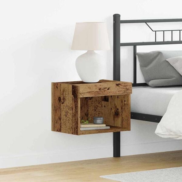 vidaXL Zestaw szafek RTV z LED 2 pcs Stare drewno 40 x 30 x 30 cm