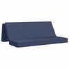 vidaXL Składana Sofa Ł&oacute;żko 200 x 67 x 45 cm niebieski