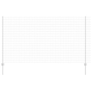 vidaXL Ogrodzenie Euro z słupkiem 10 x 1,4 m Stal ocynkowana srebrny