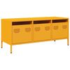 vidaXL Szafka RTV, ż&oacute;łta, 101,5x39x43,5 cm, stal walcowana na zimno