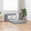 vidaXL Sofa podłogowa 2-w-1, jasnoszara, 112x174x55 cm, tkanina