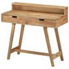 vidaXL Biurko, 100x45x90 cm, surowe drewno mango