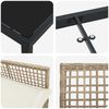 vidaXL Zestaw do jadalni w ogrodzie z poduszką 5 pcs Beżowy polirattan