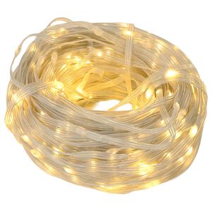 vidaXL Lampki na sznurku 150 LED Ciepła biel 15 m