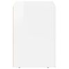 vidaXL Stolik nocny Wysoki połysk biały 40 x 35 x 50 cm