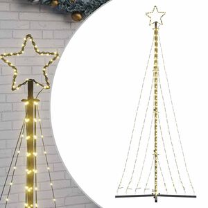 vidaXL Choinka LED 447 LEDs Ciepła biel 250 cm