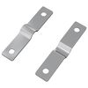 vidaXL Płyta uderzeniowa 2 szt. Srebrny 50 x 10 x 1,2 mm Żelazo