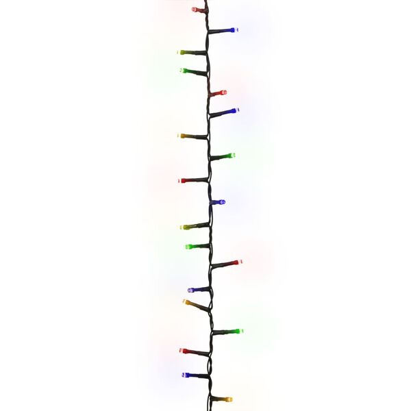 vidaXL Lampki LED, 3000 diod, gęsto rozmieszczone, kolorowe, 65 m, PVC