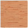 vidaXL Blat stołu, 90x90x1,5 cm, kwadratowy, lite drewno bukowe