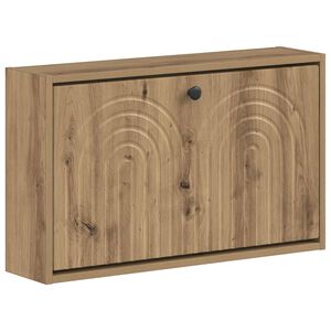 vidaXL Wisząca szafka na buty ALKMAAR 71 x 17 x 43 cm Dąb artisan