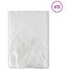 vidaXL Arkusz przeciwkurzowy 12 pcs przezroczysty 400 x 500 cm HDPE