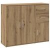 vidaXL Komoda Artisan Oak 91x29,5x75 cm Drewno konstrukcyjne