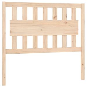 vidaXL Wezgłowie ł&oacute;żka, 105,5x4x100 cm, lite drewno sosnowe