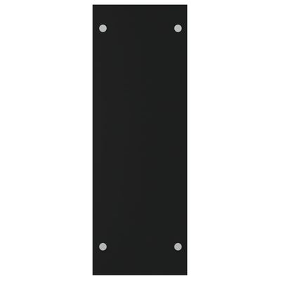 vidaXL Stojak na drewno opałowe, czarny, 80x35x100 cm, szkło hartowane