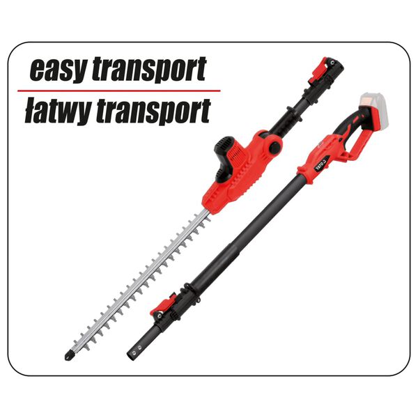 YATO Nożyce do żywopłotu bez akumulatora, 18 V, 420 mm