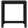 vidaXL Stolik barowy, czarny, 102x50x103,5 cm, materiał drewnopochodny