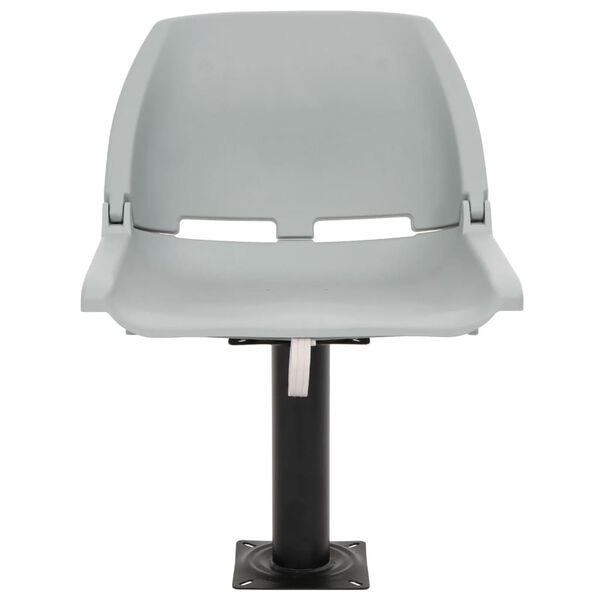 vidaXL Składane siedziska do łodzi, 4-cz., bez poduszek, 48x51x41 cm