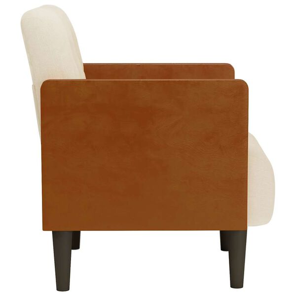 vidaXL Sofa Fotel z Podłokietnikami 55 cm Len