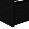 vidaXL Rama leżanki z szufladami Z zagłówkiem Czarny dąb 90 x 190 cm