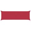 vidaXL Żagiel przeciwsłoneczny czerwony 6 x 2 m 100% poliester Oxford