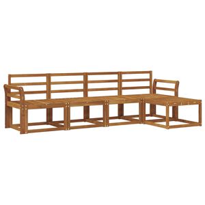 vidaXL Zestaw sof na zewnątrz 5 pcs Naturalny Lite Drewno Akacji