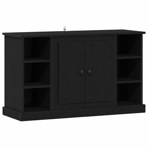 vidaXL Bufet Czarny Dąb 100 x 35,5 x 60 cm Drewno inżynieryjne