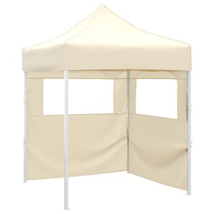 vidaXL Namiot Imprezowy Kremowy 200 x 200 x 315 cm Materiał Oxford