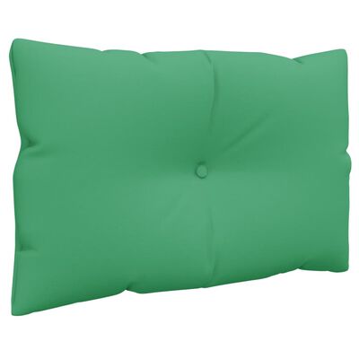 vidaXL Poduszki na palety, 3 szt., zielone, tkanina