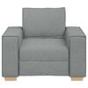 vidaXL Sofa Fotel Jasnoszary 100x78x84 cm Tkanina