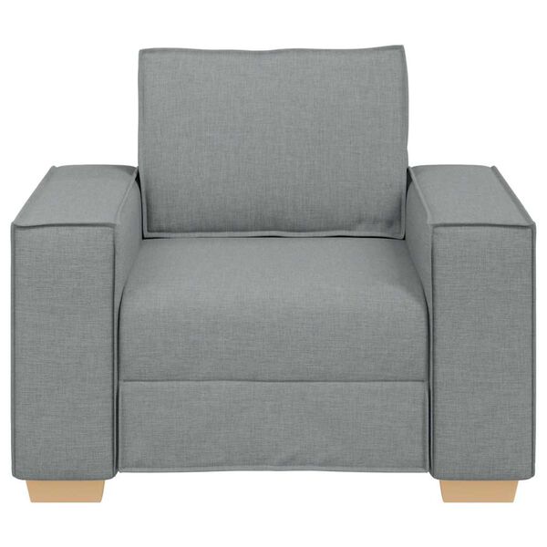 vidaXL Sofa Fotel Jasnoszary 100x78x84 cm Tkanina
