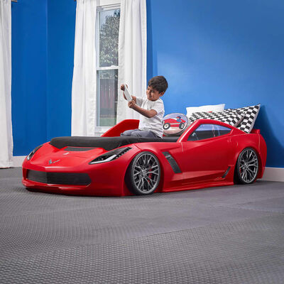 Step2 Łóżko dla dziecka w kształcie samochodu Corvette