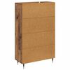 vidaXL Highboard z szufladą Stare drewno 69,5 x 31 x 115 cm