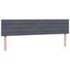 vidaXL Ł&oacute;żko typu Box Spring z materacami Ciemnoszary 180x220 cm