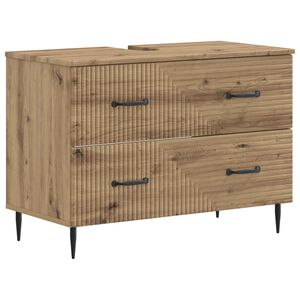 vidaXL Szafka pod umywalkę HAARLEM Dąb artisan 82 x 41 x 58,5 cm