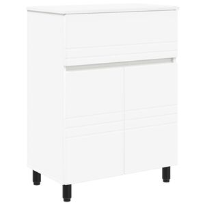 vidaXL Jednostka toaletowa Biały 60 x 35 x 80 cm Drewno inżynieryjne