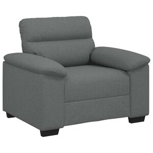 vidaXL Sofa Fotel Ciemnoszary 100x81x84 cm Tkanina